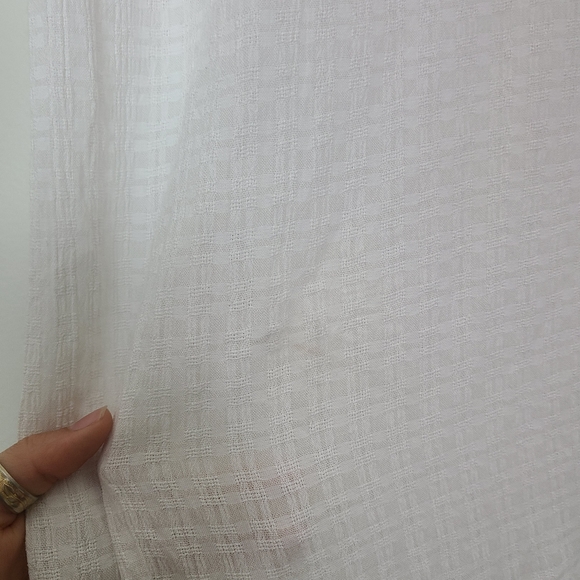 Reformation White Ghana Midi Button Up Dress Size L - Picture 11 of 12